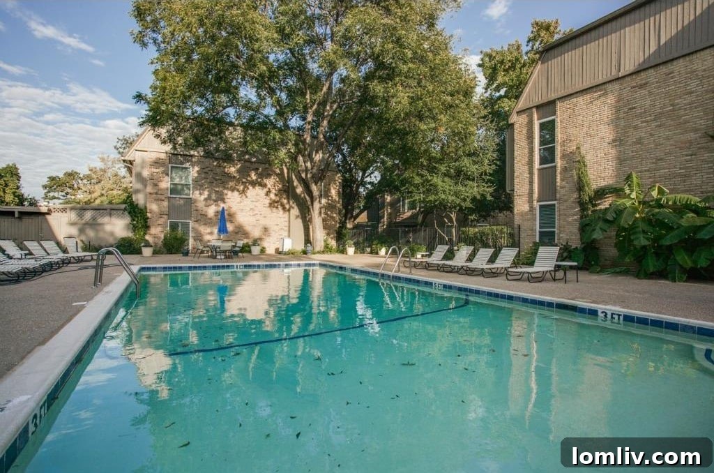 Community Swimming Pool at Park Place Townhomes