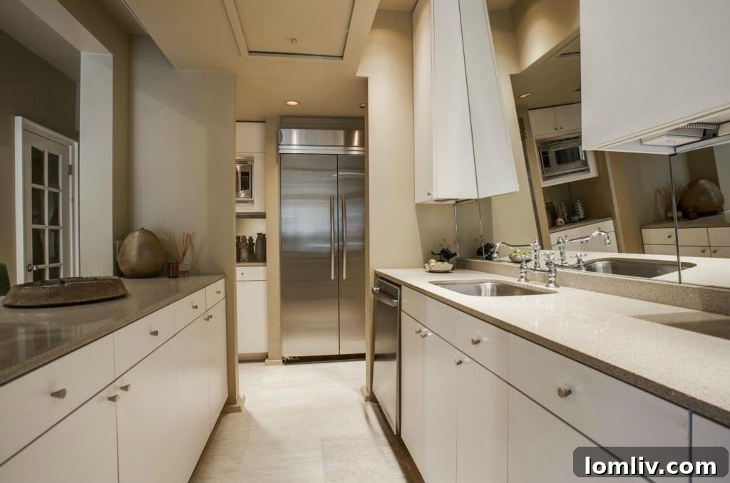 Gourmet Kitchen with Stainless Steel Appliances