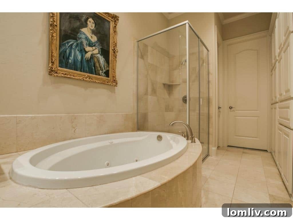 Master Bathroom Shower and Tub