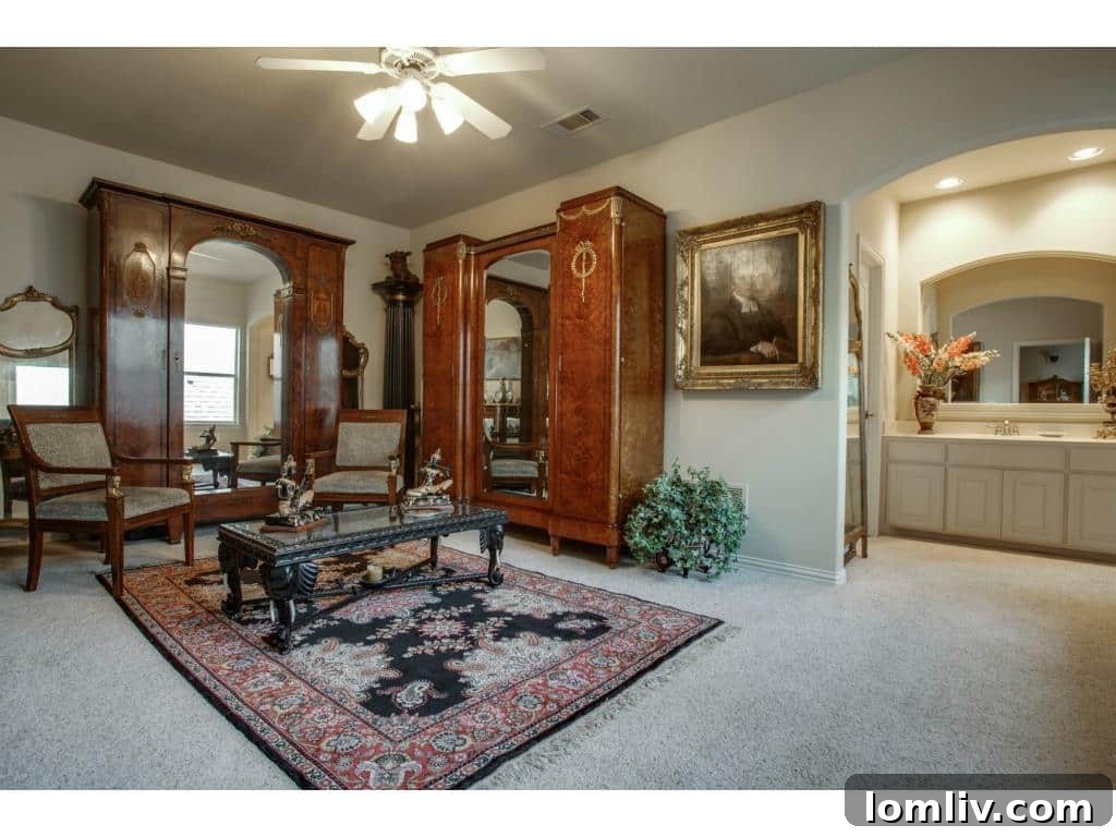 Upstairs Bedroom with Abundant Natural Light