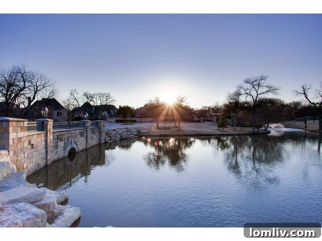 Lake Forest Water Feature and Landscaping