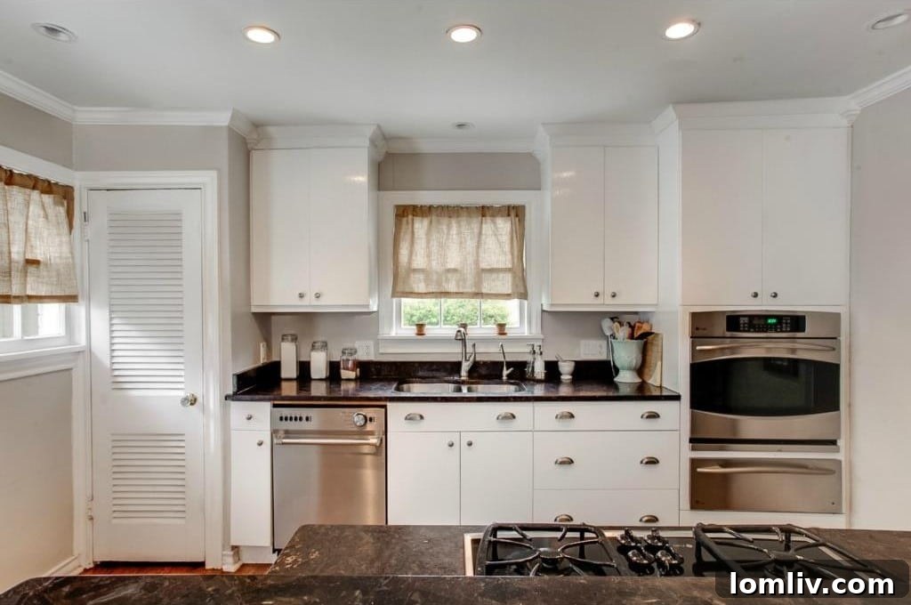 Galley Kitchen - Stainless Steel Appliances