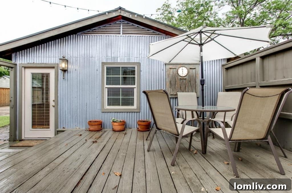 Back Patio with Outdoor Shower - 3028 6th Ave