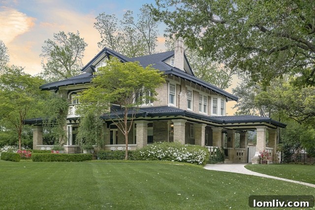 Stately Craftsman Home 5400 Swiss Avenue Dallas Tour