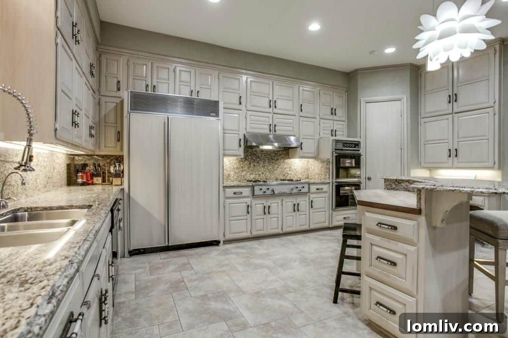 Ample Storage in the Renovated Kitchen