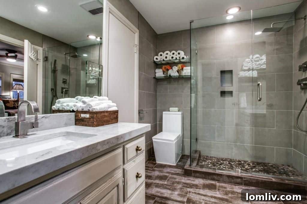 Spacious His and Her Walk-in Closets