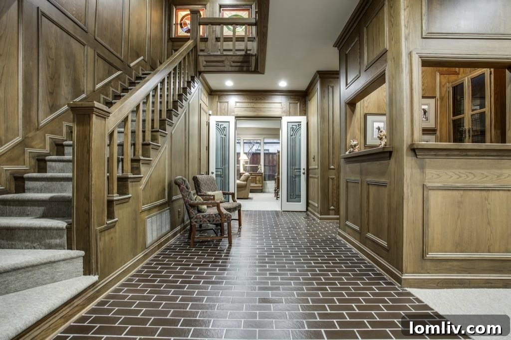 Lush Greenery and Grand Entrance at Parwen Drive