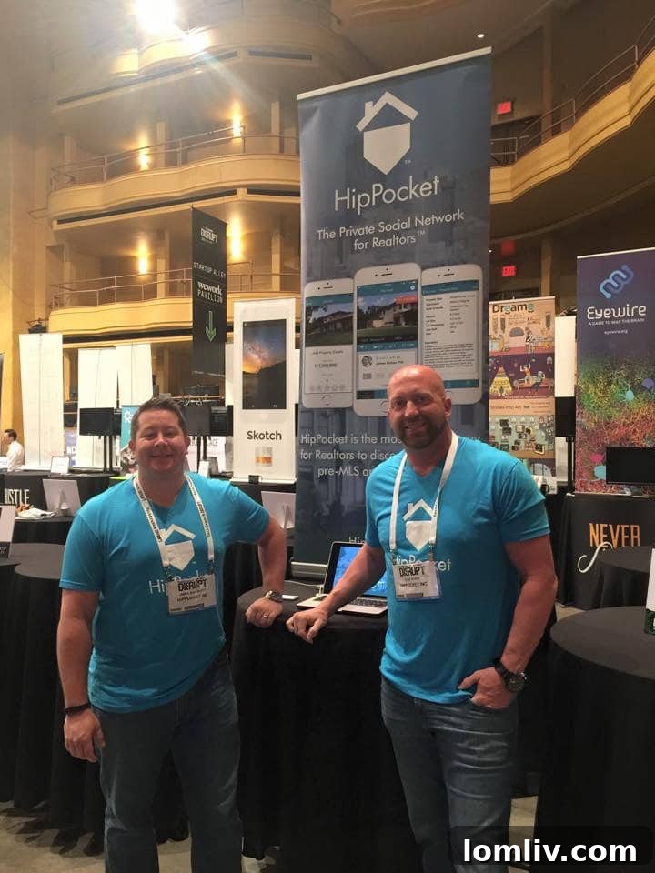 James and Clay at TechCrunch Disrupt