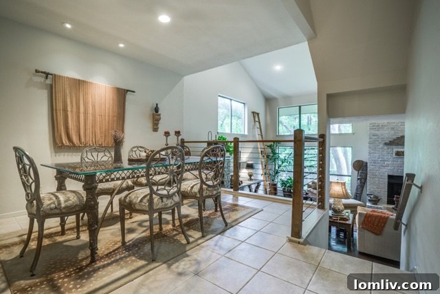 1224 Middlebrook Pl, Dallas, TX - Living Room with Fireplace