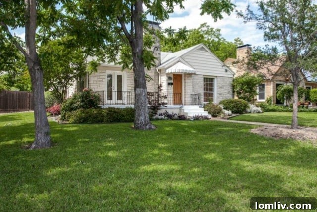 Lush front lawn and garden of 2329 W. Colorado Blvd