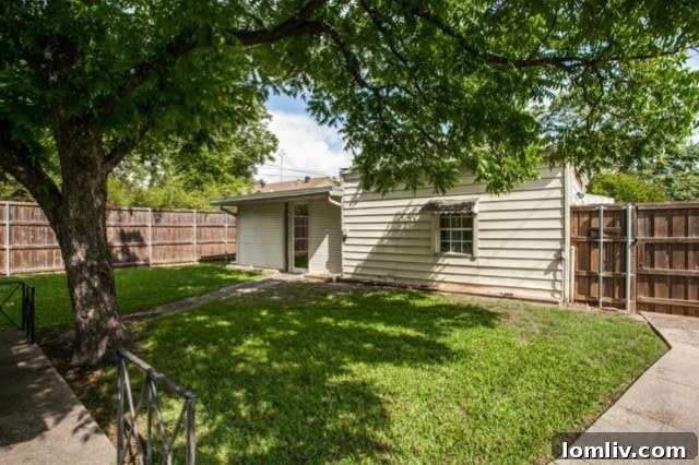 Interior of the spacious utility room with washer-dryer hookups