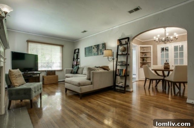 Detailed view of the fireplace with vintage lights