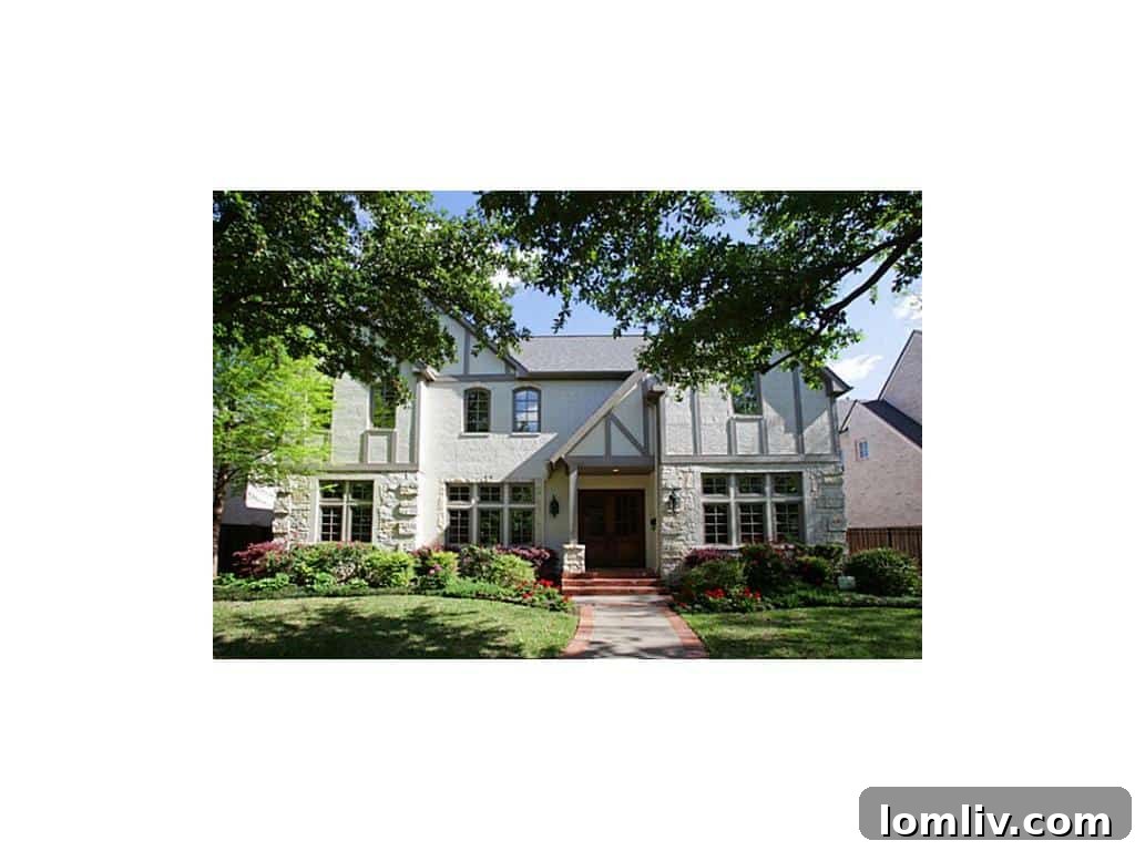 Kayla Watts' luxurious University Park home exterior