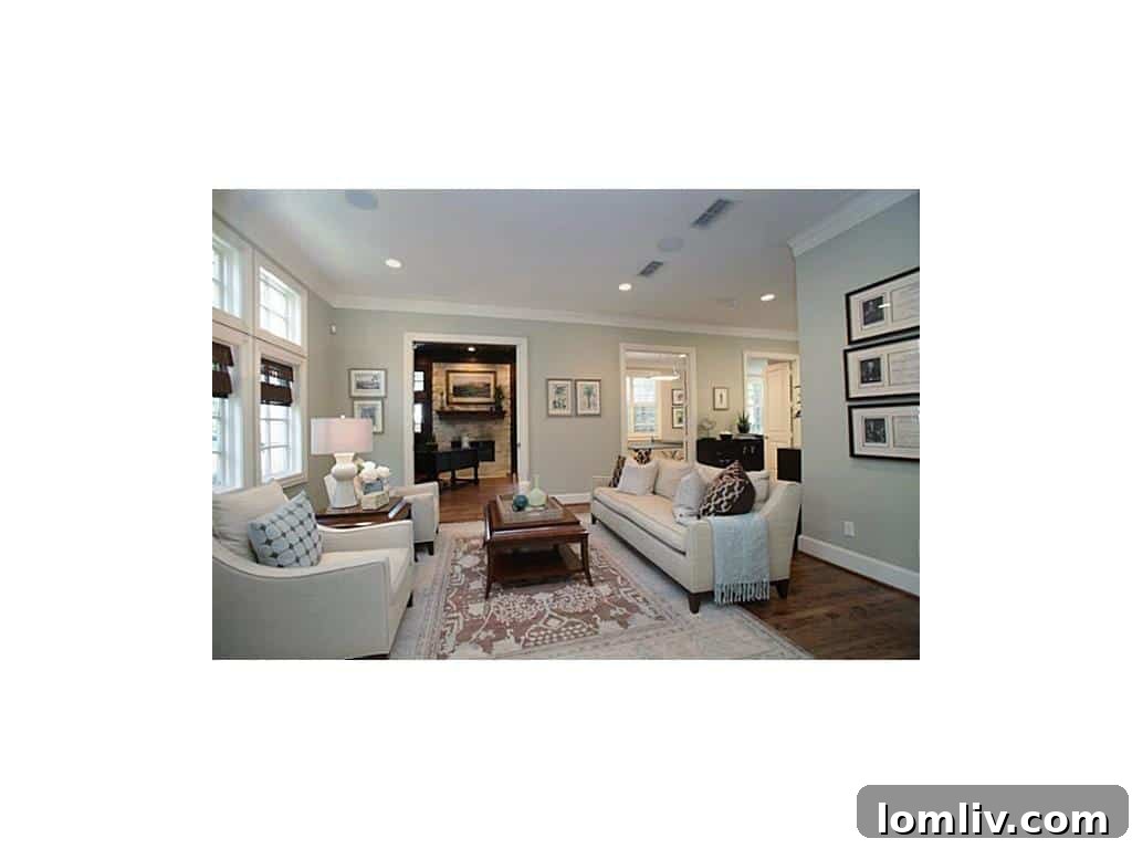 Spacious interior view of Kayla Watts' University Park residence