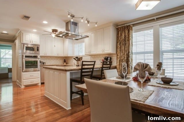 Detailed view of kitchen cabinets and hardware