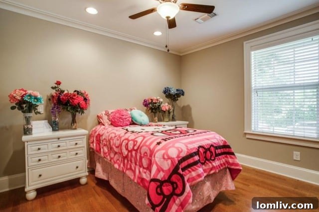 Clean and inviting secondary bathroom with modern fixtures