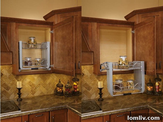 Rev-a-Shelf Pull-Down Cabinet Shelf for Upper Cabinets