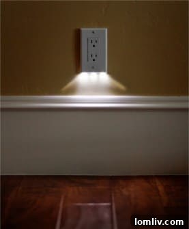 SnapPower Outlet Cover with Integrated LED Nightlight