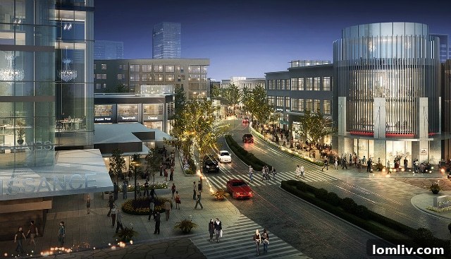 Legacy West development in Frisco, designed by Ross Conway and his team at Gensler, showcasing innovative urban planning