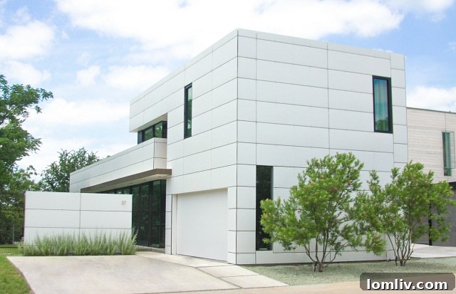 The contemporary Conway house at Urban Reserve, featuring an outdoor room concept and sustainable design