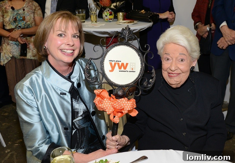 YWCA Immediate Past Board President Catherine Z. Manning and Ebby Halliday Acers at the YW Women's Center opening