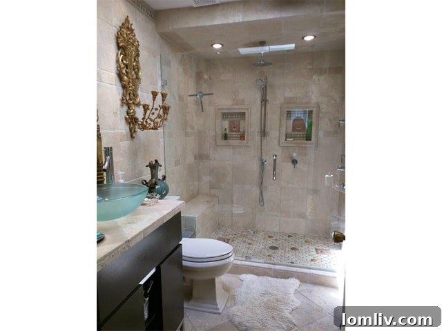 Pyka Lodge Master Bath: Modern Comfort with Historic Charm