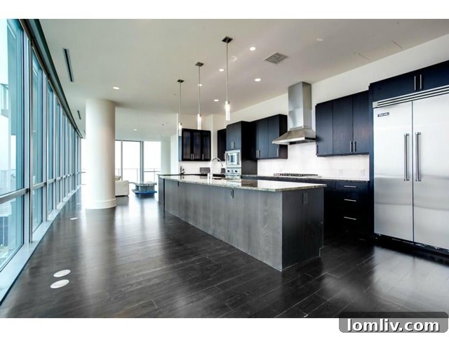 Omni-FW-Penthouse-Kitchen-2 - Modern Kitchen Design with Granite Countertops