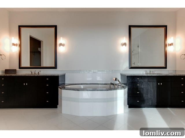 Omni-FW-Penthouse-Master-Bath - Spa-Like Master Bathroom with Soaking Tub