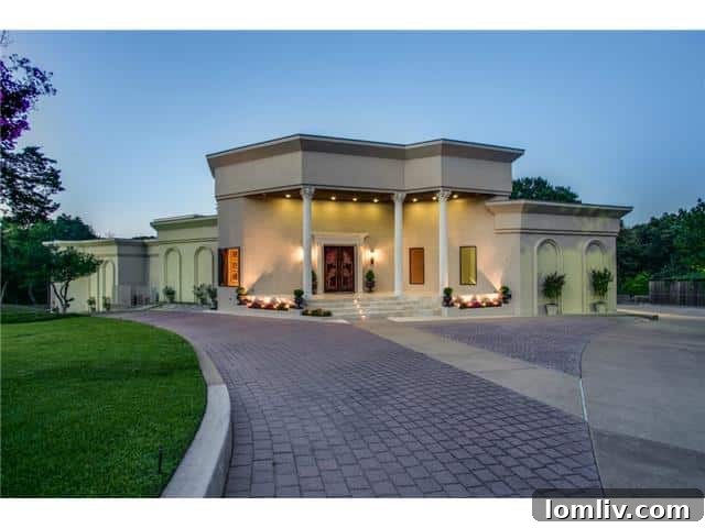 Long Shot View of the Luxurious Cedar Ridge Residence
