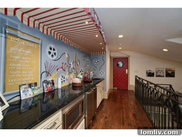 Troy Aikman's Normandy Home Under New Ownership 21 Convenient kitchenette, perfect for guests or secondary living quarters, featuring compact appliances.