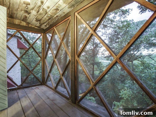 Historic Sleeping Porch Offering Outdoor Comfort