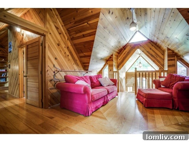 Cozy Loft Sitting Area in Preston Hollow Home