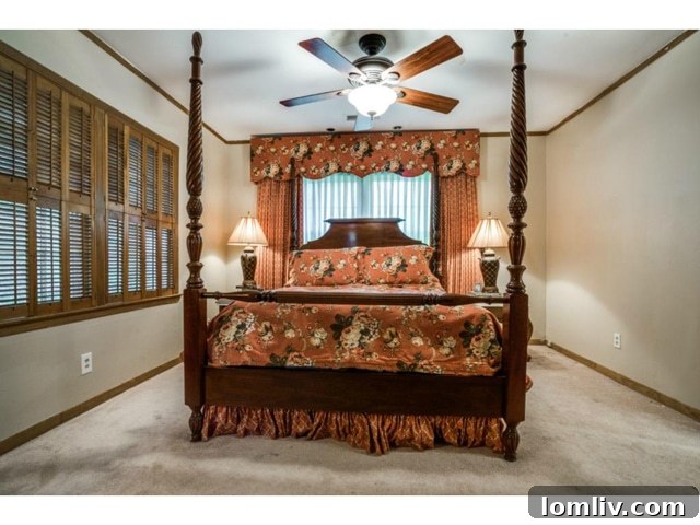 Comfortable Bedroom with Ample Natural Light