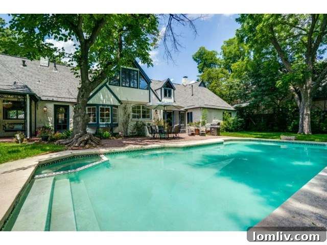 6426 Meadow Pool Area with Lush Landscaping