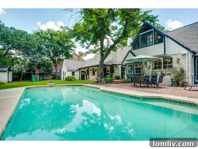 Expansive Backyard and Pool at 6426 Meadow