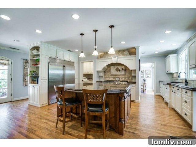 Gourmet Kitchen with Stainless Steel Appliances