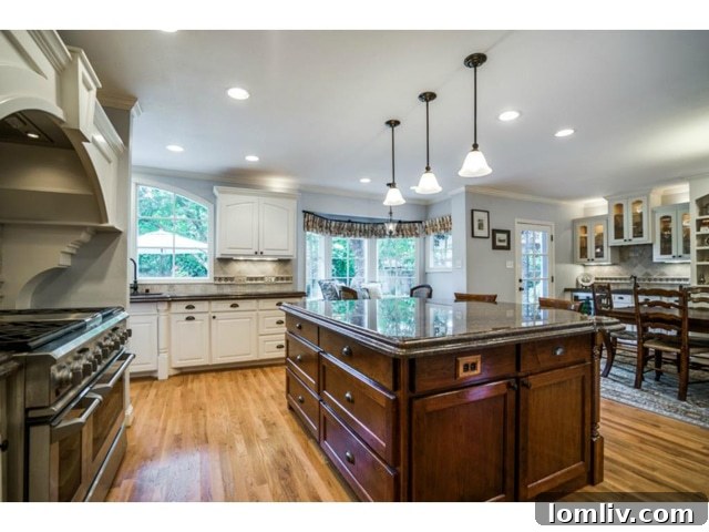 Modern Kitchen Design with Large Island