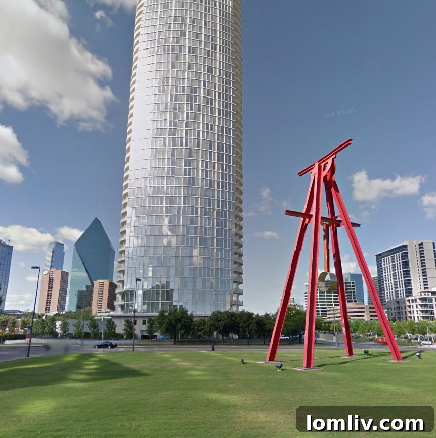 Future high-rise development site adjacent to Museum Tower in Dallas Arts District