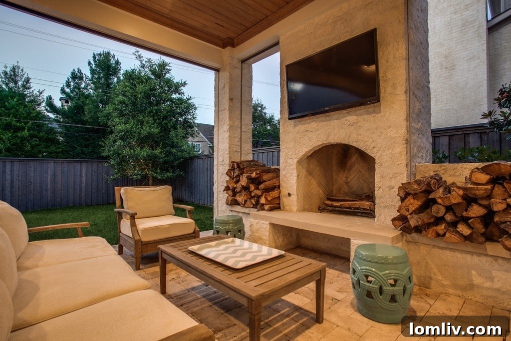 Shawn Horcoff Puts House on Market One Week After Stars Release Him 28 3704-Wentwood-patio-FP-1024x683 - Outdoor Fireplace on Patio
