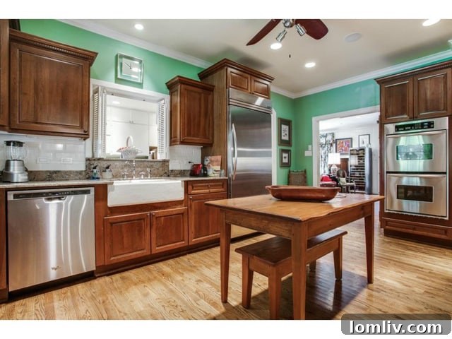 Gourmet Kitchen with Farmhouse Sink