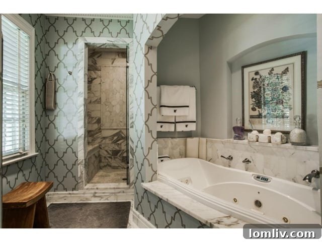 Elegant Master Bathroom Vanity Area