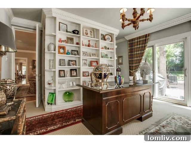 Inviting Home Office with Natural Light