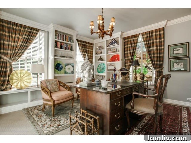 Detail of Home Office Furnishings