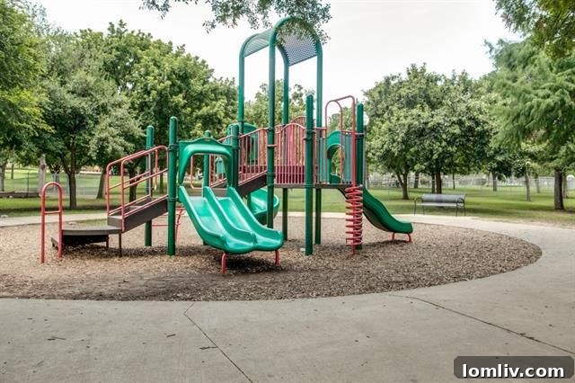 View of Kidd Springs Park lake