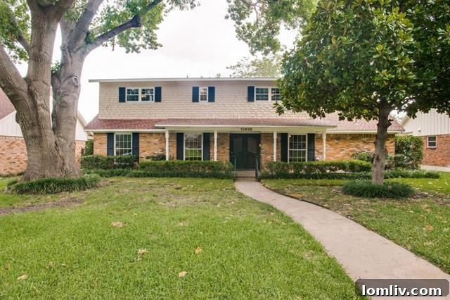 Modernly Updated Lake Highlands Home at 10836 Ferndale Rd Exterior