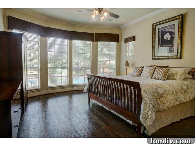 Spacious Master Bedroom with Natural Light