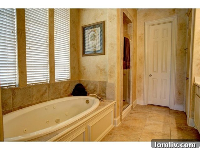 Spa-like Master Bathroom with Dual Vanities
