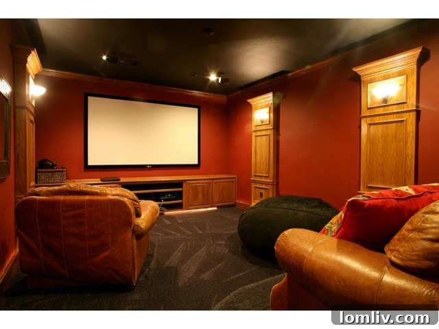 Dedicated Media Room for Entertainment