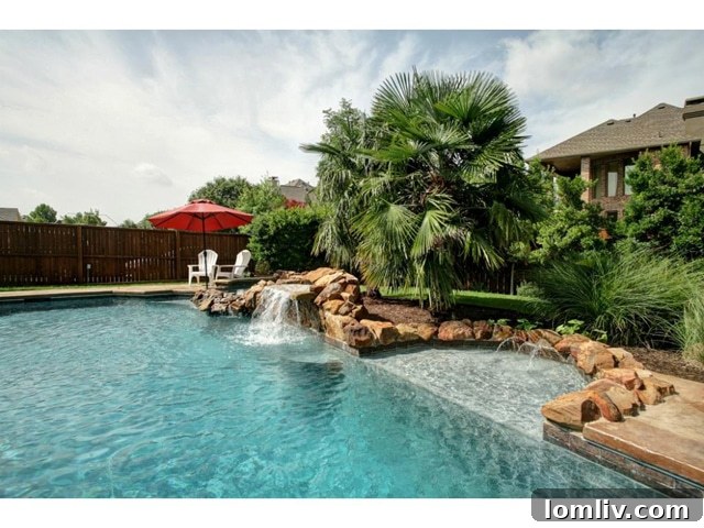 Luxury Spa with Waterfall Feature