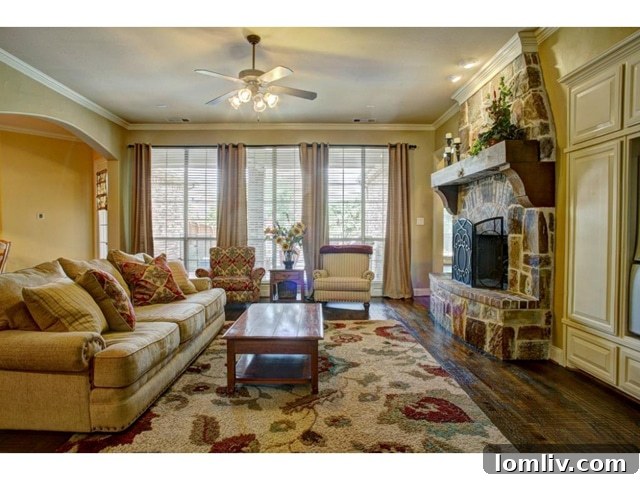 Open Concept Living Area with Natural Light